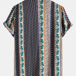 Elephant Geometric Print Shirt