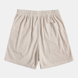 Short-Sleeved Corduroy Shirt & Shorts Set