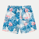 Flamingo Tropical Print Shirt & Shorts Set