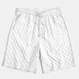 Checkerboard Jacquard Shirt & Checkerboard Jacquard Shorts Set