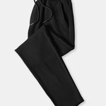 Long Sleeve Muscle Fit Ribbed Stand Collar Shirt & Ribbed Pants Set