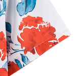 Floral Print Resort Button Up Shirt