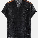 Floral Lace Cuban Shirt