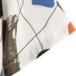 Hand Drawn Color Blocks Print Shirt