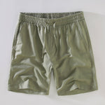Linen Cuban Shirt with Pockets & Linen Drawstring Shorts Set