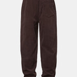 Contrast Corduroy Polo Sweatshirt & Corduroy Jogger Pants Set