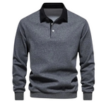 KNIT POLO SWEATER FOR MEN