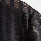 Mesh Button Up Shirt