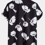 Hand Drawn Floral Print Shirt