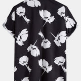 Hand Drawn Floral Print Shirt