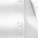 Muscle Fit Textured Button Up Shirt