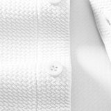 Muscle Fit Textured Button Up Shirt