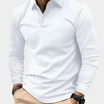 Adrian | Modern long-sleeved polo shirt