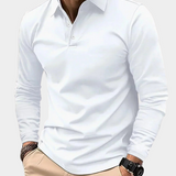 Adrian | Modern long-sleeved polo shirt