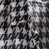 Black and White Geometric Print Shirt