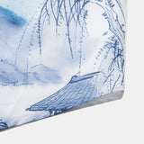 Oriental Ink Painting Button Up Shirt