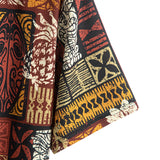 Pineapple Ethnic Hawaii Print Button Up Shirt