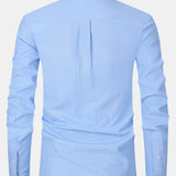 Long Sleeve Pocket Button Up Oxford Shirt