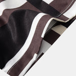 Geometry Colorblock Print Button Up Shirt
