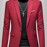 SKINNY LAPEL BLAZER FOR MEN