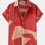 Line Geometry Print Shirt