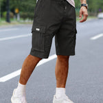 SOLID OUTDOOR SHORTS FOR MEN