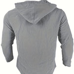 HOODED LINEN SHIRT FOR MEN