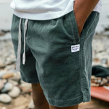 DRAWSTRING KNIT SHORTS FOR MEN