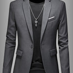 SKINNY LAPEL BLAZER FOR MEN