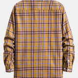 Long Sleeve Button Up Plaid Shirt
