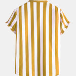 Wide Stripes Stand Shirts