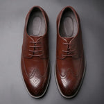 Garrison Genuine Leather Brogue Oxfords