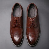 Garrison Genuine Leather Brogue Oxfords