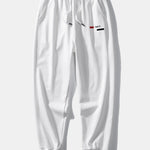 Paris Stripe Print Relax Fit Crew Neck Sweatshirt & Jogging Pants Set