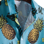 Tropical Floral Pineapple Print Shirt
