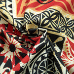 Palm Tree Turtle Ethnic Geometry Print Shirt & Swim Shorts Set
