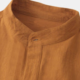 Solid Color Basic Henley Shirts