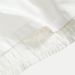 Geometric Jacquard Eyelet Cuban Shirt & Textured Shorts with Lining Set