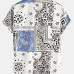 Paisley Print Shirt & Swim Shorts Set