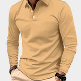 Adrian | Modern long-sleeved polo shirt