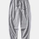 It Is What It Is Print Crew Neck Sweatshirt & Jogging Pants Set