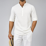 STRUCTURED WEAVE SHIRT FOR MEN