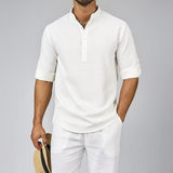 STRUCTURED WEAVE SHIRT FOR MEN