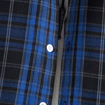 Contrast Hooded Plaid Shirt
