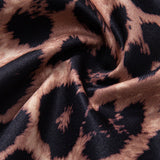 Leopard Patchwork Shirt & Leopard Print Patchwork 6" Shorts Set
