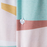 Abstract Color Block Print Shirt
