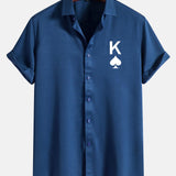 Poker Spades Graphic Print Shirts