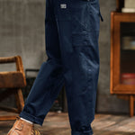 Vintage-Inspired Casual Utility Pants