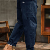 Vintage-Inspired Casual Utility Pants
