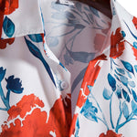 Floral Print Resort Button Up Shirt